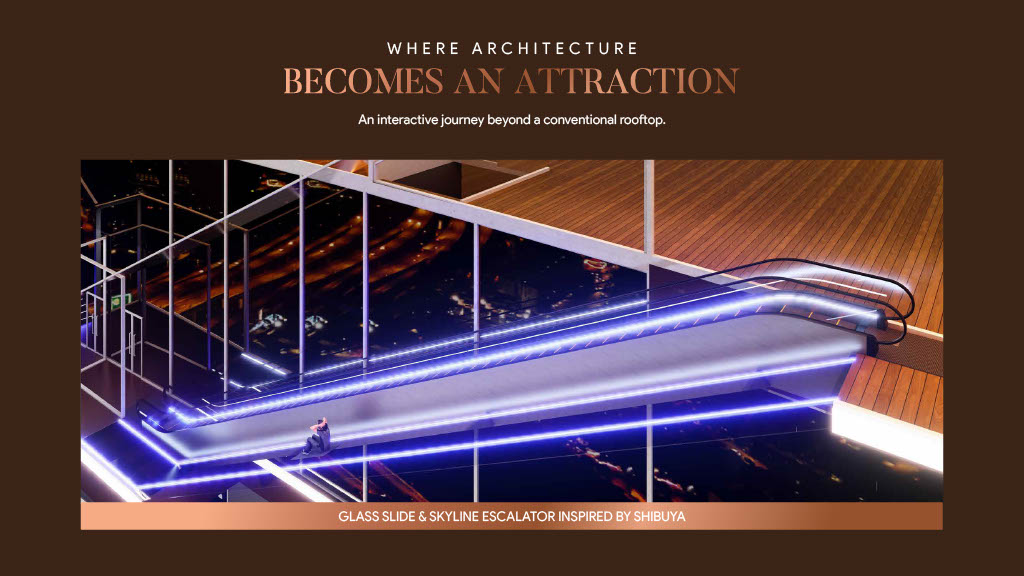 KL360 Glass Slide & Skyline Escalator